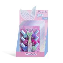 Комплект лакове за нокти, Martinelia, Русалки, 6 броя, 1 пила за нокти