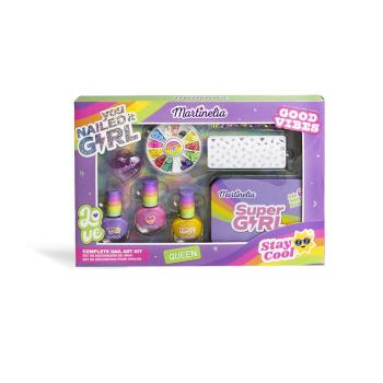 Комплект за маникюр в метална кутия, Martinelia, Super Girl