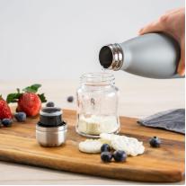 Бутилка от закалена стомана Reer , Сива