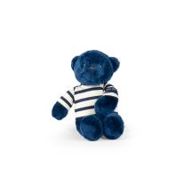 Мека бебешка играчка Moulin Roty, синьо мече с кауза