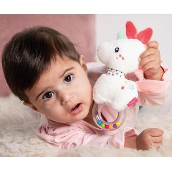 Мека дрънкалка еднорог babyFEHN, Aiko & Yuki