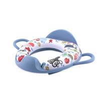 Мека приставка за тоалетна с облегалка Lorelli, Blue Sea