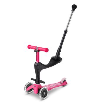 Детска тротинетка Mini Micro 3in1 Deluxe Plus LED Pink