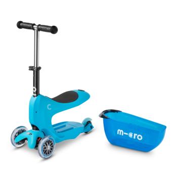 Детска тротинетка Micro Mini2Go Deluxe Plus Blue