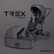 Бебешка количка 2в1 RIKO Trex Anthracite 2022