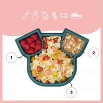 Babymoov Силиконова чиния с разделения Eats' ISY куче