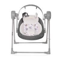 Електрическа люлка Lorelli TWINKLE Grey RHINO