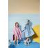 Фреск Детска кърпа - пончо от материя Terry Lobster Chinois Green с UPF 50+ защита
