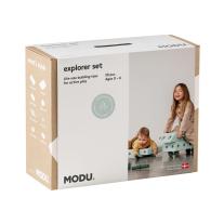 Комплект за игра Modu - Explorer set, морско стъкло-тревисто зелено
