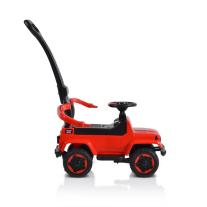 Кола за бутане с дръжка Moni POLICE 219 Червена