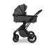 Kомбинирана количка 2в1 MOON PIU ANTHRA/BLACK MATT