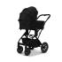Kомбинирана количка 2в1 MOON PIU ONYX/BLACK CHROME