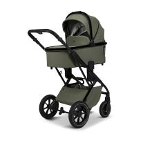 Kомбинирана количка 2в1 MOON PIU MOSS GREEN/BLACK CHROME