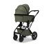 Kомбинирана количка 2в1 MOON PIU MOSS GREEN/BLACK CHROME
