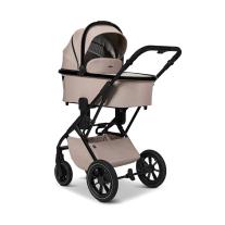 Kомбинирана количка 2в1 MOON PIU SAND/BLACK CHROME