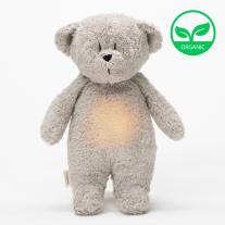Приятелче за спокоен сън MOONIE 2.0 ORGANIC МЕЧО GRAY
