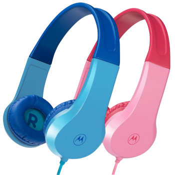 Детски слушалки с кабел Motorola MOTO JR200 Blue