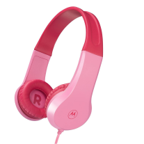 Детски слушалки с кабел Motorola MOTO JR200 Pink