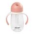 Неразливаща се чашка със сламка Beaba, 300 мл, Old Pink