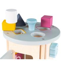 Bigjigs - Дървен сортер с активности