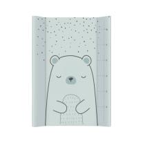Твърда PVC подложка за повиване 80х50см KIKKA BOO Bear with me Mint