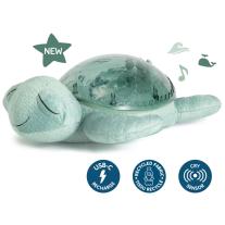 Нощна лампа-проектор с мелодии и подводни прожекции Cloud B - Tranquil Turtle, Green