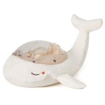 Нощна лампа-проектор с мелодии и подводни прожекции Cloud B - Tranquil Whale, White