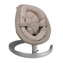 Бебешки шезлонг Nuna Leaf Grow Biscoti + дъга с играчки