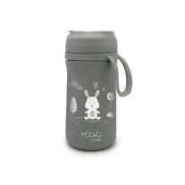 Детски термос със сламка Nuvita 350 мл, Sage Green