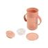  Обучителна, неразливаща се чаша 360°, BEABA, Pink