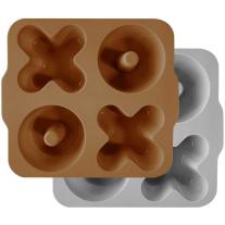 MinikOiOi XOXO силиконова форма - Woody Brown/Powder Grey