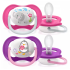 Oртодонтични залъгалки Philips AVENT Ultra Air Animals 6-18м с декорация Слон и Пинагвин