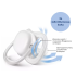 Oртодонтични залъгалки Philips AVENT Ultra Air Animals 6-18м с декорация Слон и Пинагвин