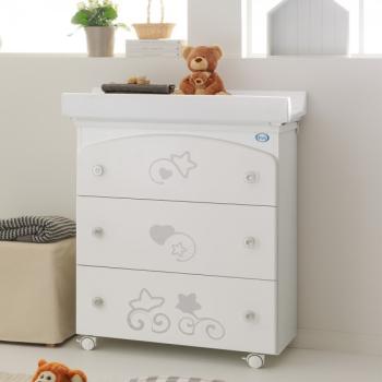 Шкаф с вана GLAMMY WHITE ИЗЛОЖЕН