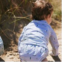 Памперс бански за момче с UV50 защита Fresk Croco