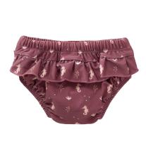 Памперс бански за момиче с UV50 защита и къдрички Fresk Seahorse