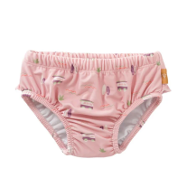 Памперс бански за момиче с UV50 защита и къдрички Fresk Surf Girl