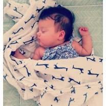 Памучна пелена Fresk Seahorse