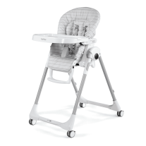 Столче за хранене Peg Perego Prima Pappa Follow Me Linear Grey