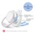 Ортодонтични залъгалки Philips Avent Ultra Air Happy 0-6м с дизайн Надпис и Лодка в кутия за стерилизиране