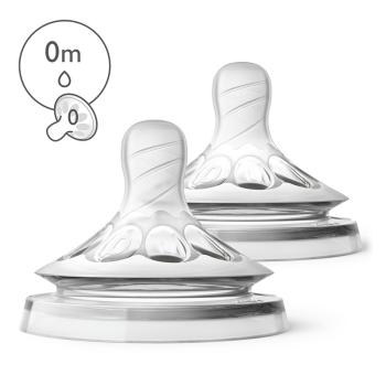 Първи биберони за новородено Philips Avent NATURAL 0м - 2 бр.