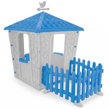 Каменна къща с ограда Pilsan 06443 сив/син