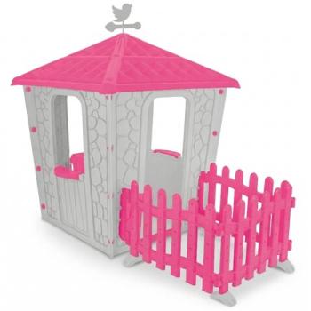 Каменна къща с ограда Pilsan 06443 сив/розов