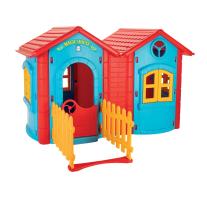 Детска пластмасова двойна къщичка Pilsan Magic House Синя