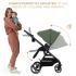 Бебешка количка 3в1 Kinderkraft YOXI MYSTIC GREEN