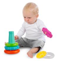 Конус с цветни рингове Playgro Refresh 10-36m+