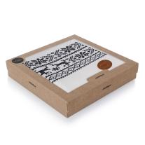 Плетено одеяло (90x90) в подаръчна опаковка Ceba Baby PREMIUM Reindeer