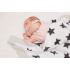 Плетено одеяло (90x90) в подаръчна опаковка Ceba Baby PREMIUM Grey Stars