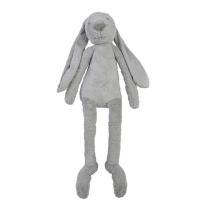 Плюшена играчка Happy Horse, Зайчето Richie Giant, Светло сиво, 92 см
