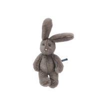 Плюшена играчка Moulin Roty, Сиво зайче, 23 см
